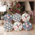 6'lı Geometrik Şekilli Özel Tasarım Servis Altlığı & Supla Realhomes