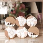 - Supla6li-Set246-Gorsel1 - Realhomes 6'lı Renkli Zemin Üzerinde Onedraw Çizimli Servis Altlığı & Supla Realhomes