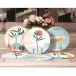 - Supla6li-Set257-Gorsel2 - Realhomes 6'lı Özel Tasarım Kadeh & Gül Tasarımlı Servis Altlığı & Supla Realhomes