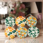 6'lı Rengarenk Zemin Çiçek & Dallar Servis Altlığı & Supla Realhomes