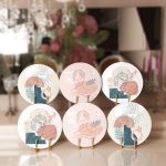 - Supla6li-Set260-Gorsel1 - Realhomes  6'lı Özel Tasarım Onedraw Siliüet Çizimli Servis Altlığı & Supla Realhomes