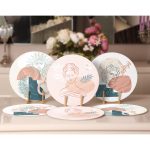 - Supla6li-Set260-Gorsel2 - Realhomes  6'lı Özel Tasarım Onedraw Siliüet Çizimli Servis Altlığı & Supla Realhomes