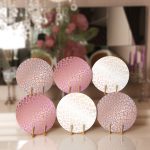 6'lı Soft Renkli Benek Tasarımlı Servis Altlığı & Supla Realhomes