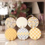 - Supla6li-Set290-Gorsel1 - Realhomes 6'lı Sarı & Gri Geometrik Özel Tasarımlı Servis Altlığı & Supla Realhomes