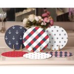 6'lı Özel Tasarım Denizci Tasarımlı Servis Altlığı & Supla Realhomes