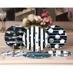 - Supla6li-Set303-Gorsel2 - Realhomes 6'lı Mavi Puantiyeli Özel Tasarım Servis Altlığı & Supla Realhomes