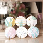 6'lı Soft Renkli Özel Tasarım Servis Altlığı & Supla Realhomes