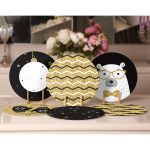 6'lı Altın Varaklı Yılbaşı Temalı Servis Altlığı & Supla Realhomes