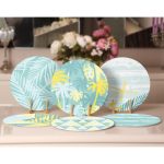 6'lı Soft Renkli Özel Tasarım Servis Altlığı & Supla Realhomes