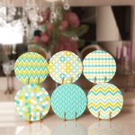 - Supla6li-Set323-Gorsel1 - Realhomes 6'lı Renkli Geometrik Çizimli Özel Tasarım Servis Altlığı & Supla Realhomes