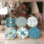 - Supla6li-Set325-Gorsel1 - Realhomes 6'lı Renkli Deniz Bitkileri Özel Tasarım Servis Altlığı & Supla Realhomes