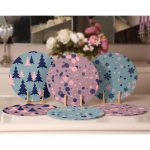 - Supla6li-Set330-Gorsel2 - Realhomes 6'lı Soft Renkli Kar Tanesi Çam Ağacı Özel Tasarım Servis Altlığı & Supla Realhomes