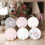 6'lı Soft Rengarenk Çiçek Tasarımlı Servis Altlığı & Supla Realhomes