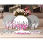 - Supla6li-Set339-Gorsel2 - Realhomes 6'lı Kolaj Renkli Özel Tasarım Bitki Desenli Servis Altlığı & Supla Realhomes