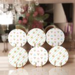 - Supla6li-Set35-Gorsel1 - Realhomes 6'lı Renkli Üçgen & Gold Detaylı Kar Taneleri Özel Tasarım Servis Altlığı & Supla Realhomes