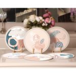 - Supla6li-Set353-Gorsel2 - Realhomes  6'lı Özel Tasarım Etnik Onedraw Çizimli Servis Altlığı & Supla Realhomes