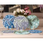 - Supla6li-Set364-Gorsel2 - Realhomes 6'lı Renkli Zemin Çam Dalları Özel Tasarım Servis Altlığı & Supla Realhomes