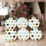 - Supla6li-Set368-Gorsel1 - Realhomes 6'lı Renkli Gold Detaylı Puantiye Çizimli Servis Altlığı & Supla Realhomes