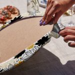 - Supla6li-Set369-Gorsel3 - Realhomes 6'lı Siyah Beyaz Gold Detaylı Yaprak Motifli Servis Altlığı & Supla Realhomes