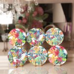 - Supla6li-Set370-Gorsel1 - Realhomes 6'lı Suluboya Renkli Sonbahar Renkli Özel Tasarım Servis Altlığı & Supla Realhomes