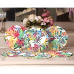 - Supla6li-Set370-Gorsel2 - Realhomes 6'lı Suluboya Renkli Sonbahar Renkli Özel Tasarım Servis Altlığı & Supla Realhomes