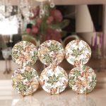 6'lı Sonbahar Yaprakları Özel Tasarım Servis Altlığı & Supla Realhomes