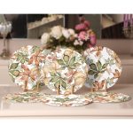 6'lı Sonbahar Yaprakları Özel Tasarım Servis Altlığı & Supla Realhomes