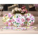 - Supla6li-Set388-Gorsel2 - Realhomes  6'lı Soft Renkli Gül Motifli Servis Altlığı & Supla Realhomes