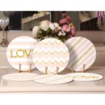 - Supla6li-Set407-Gorsel2 - Realhomes 6'lı Pembe Çizgili Zemin Gold Detaylo Love Temalı Servis Altlığı & Supla Realhomes