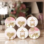 6'lı Kahve Love Tasarımlı Servis Altlığı & Supla Realhomes