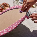 6'lı Siyah Pembe Özel Tasarım Sevgili Temalı Servis Altlığı & Supla Realhomes