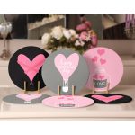 6'lı Sevgililer Günü Özel Tasarım Servis Altlığı & Supla Realhomes