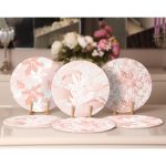 6'lı Soft Renkli Sonbahar Yaprak Tasarımlı Servis Altlığı & Supla Realhomes