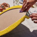 6'lı Sarı Laciver Zigzag Tasarımlı Servis Altlığı & Supla Realhomes