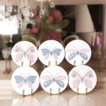 - Supla6li-Set466-Gorsel1 - Realhomes 6'lı Soft Renkli Kelebek Tasarımlı Servis Altlığı & Supla Realhomes