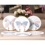 - Supla6li-Set466-Gorsel2 - Realhomes 6'lı Soft Renkli Kelebek Tasarımlı Servis Altlığı & Supla Realhomes