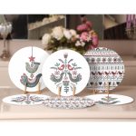 - Supla6li-Set492-Gorsel2 - Realhomes 6'lı Beyaz Zeminde Etnik İskandinav Tasarımlı Servis Altlığı & Supla Realhomes