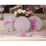 - Supla6li-Set5-Gorsel2 - Realhomes 6'lı Gri Fuşya Özel Tasarımlı Servis Altlığı & Supla Realhomes