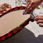 6'lı Kırmızı Ekose Mery Christmas Özel Tasarımlı Servis Altlığı & Supla Realhomes