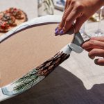 6'lı Kozalak & Mum Tasarımlı Servis Altlığı & Supla Realhomes