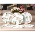 6'lı Çiçek Buketleri Tasarımlı Servis Altlığı & Supla Realhomes