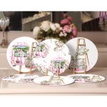 6'lı Çiçek Demetleri Özel Tasarım Servis Altlığı & Supla Realhomes