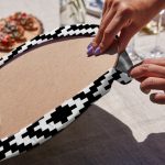 6'lı Siyah Beyaz Zebra Desen Tasarımlı Servis Altlığı & Supla Realhomes