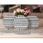 6'lı Özel Tasarım İskandinav Çizimli Servis Altlığı & Supla Realhomes