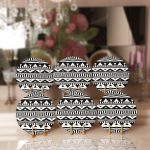 6'lı Özel Tasarım İskandinav Tasarımlı Servis Altlığı & Supla Realhomes