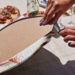 6'lı Renkli Nazar Boncuklu Tüy Tasarımlı Servis Altlığı & Supla Realhomes