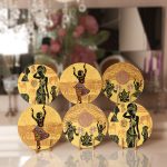 - Supla6li-Set63-Gorsel1 - Realhomes 6'lı Etnik Afrika Kadın Motifli Servis Altlığı & Supla Realhomes