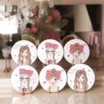 6'lı Make Up Girl Özel Tasarım Servis Altlığı & Supla Realhomes