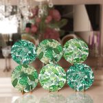 6'lı 3D Yaprak Tasarımlı Servis Altlığı & Supla Realhomes