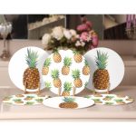 - Supla6li-Set7-Gorsel2 - Realhomes 6'lı Beyaz Zeminde Ananas Desenli Servis Altlığı & Supla Realhomes